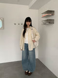 Petite Over Check Shirt