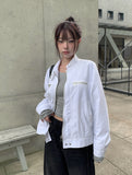 Hank Biker Nylon Windbreaker Jacket