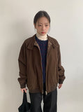 Yusaki Harringtton Button Blouson Jacket