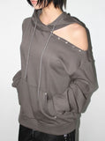 CUTTING EYELET HOODIE