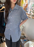[unisex] Fusile Check Over Short Sleeve Shirt