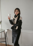 Teiel Wool Knit Muffler