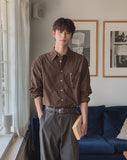 Konen Cotton Basic Long Sleeve Shirt