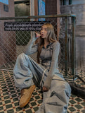 Texture Line Dyeing Ribbed Hood Zip-Up