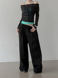 Lekin Pintuck Wide Pants
