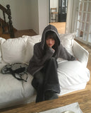 Enpa Stripe Overfit Hooded Knit