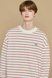 Stripe Kome Logo Long Sleeve