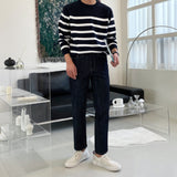 Needle stripe knit