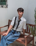 Airy Pocket Over Short Sleeve Shirt