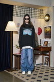 Parachute Wide Denim Pants