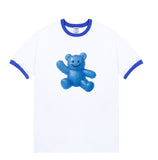 Jelly Bear Ringer Short Sleeve Tee