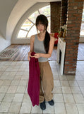 Loini Ribbed Layered Sleeveless