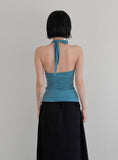 Ariel Studded Halter Top