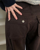 [MADE] Inkoo Color Matching Pocket Cargo Wide Long Pants