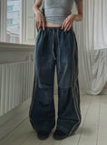 Tern line denim parachute pants