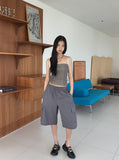 Kanky Nylon Cargo Banding Bermuda Shorts Short Pants