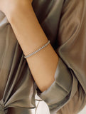 Louise Square Tennis Bracelet