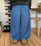 Nicory Banding String Corduroy Wide Pants