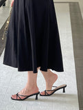 Jyubeulri strap sandal heel (6 cm)