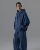 Valley Tuck Washed Sweat Balloon Hoodie