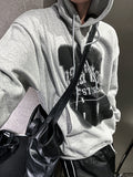 Crack Printing Over Hoodie