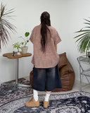 Kabi Seersucker Check Shirt