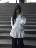 Rogu Frill Layered Mini Wrap Skirt