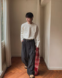 Profi Wool Stripe Wide Slacks