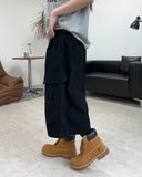 Luden Button Cargo Bermuda Pants
