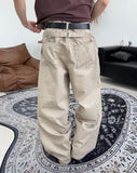 Carton back strap cotton pants