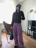 [Brushed Lining] Mute Tto Slim Crop Long Sleeve Hoodie Zip Up