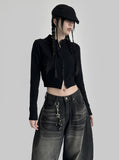 Fob Knit Two-Way Zip Up