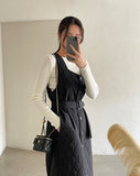 Serge Quilted Bustier Padded One Piece (Belt Set)