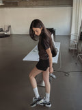 Micro banding short pants