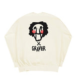 【SAW X X GRAVER】Saw Man Face Sweatshirt