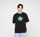 Big Drawing Letter Flower Short Sleeve Tee