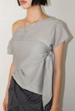 [SET] UNBALANCE TEE & SCARF