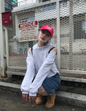 HAPPINESS STITCH BALL CAP
