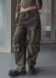 3 Pocket Multi Cargo Denim Pants