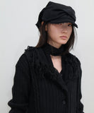 Tassel Collar Knit Cardigan