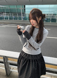 [MADE] Amon Stripe Color Matching Shirring Hood T-shirt