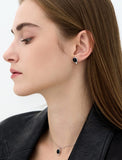 Penidor NEW Silver (W) Earrings Onyx