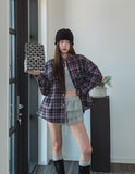 Doze loose fit check shirt