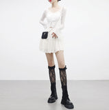 Micken lace knee socks