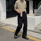 Brit Short Sleeve Collar Knit