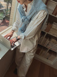 Rusling overfit silket shirt