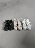 1206 Strap Platform Sole Sandals (10cm)