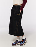 Double Stitch Wide Skirt