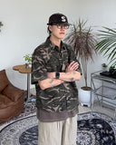Denib Camo Work Short Sleeve Shirt
