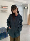 Hitali Cotton Trench Half Jacket